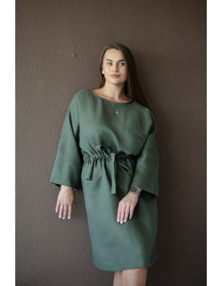 Suknelė iš lino | Natūralaus lino drabužiai | eksa.lt